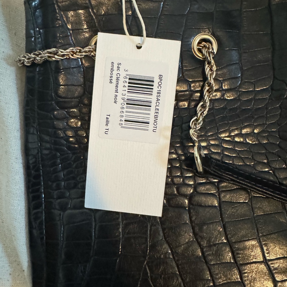 NWT Balzac Paris Clement bag in Black Croc - Picture 5 of 6